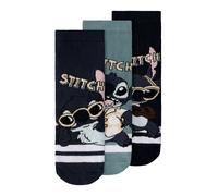 NAME IT Chaussettes 'NMMARLOS STITCH' sable / opal / bleu foncé / blanc, Taille 28-30