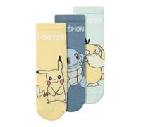 NAME IT Chaussettes 'NMMMAROF POKEMON' saphir / jaune citron / menthe / noir, Taille 22-24