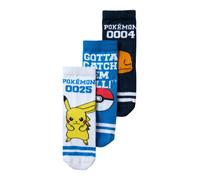 NAME IT Chaussettes 'NMMMASKE POKEMON' bleu marine, Taille 22-24