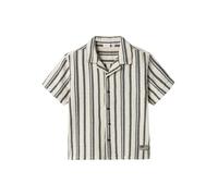 NAME IT Chemise 'FOKO' beige foncé / gris foncé, Taille 122-128