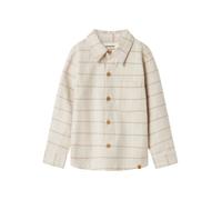 NAME IT Chemise marron châtaigne / taupe / blanc, Taille 122-128