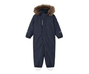 NAME IT Costume fonctionnel 'NMNSnow10' saphir / marron / gris, Taille 86