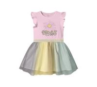 NAME IT Dress Nmfarnina Happy SS Robe en Tulle SMI, Ballerines, 110 Fille