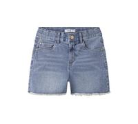 NAME IT Femme Nkfrandi Dnmtaya Hw Mom Noos Shorts, Denim Bleu Médium, 140 EU