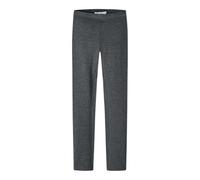 NAME IT Fille Nkfdavina Solid SWE Bru Noos Leggings, Gris, 12 Ans EU