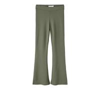 NAME IT Fille Nkffrikkali Bootcut Noos Pantalon en Tissu, Vert, 11 Ans EU