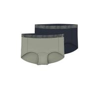 NAME IT Fille Nkfhipster 2p Noos Shorties, Seagrass, 158-164 EU