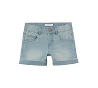 NAME IT Fille Nkfsalli Slim DNM 6470-tx Noos Shorts, Bleu Jeans Clair, 116 EU