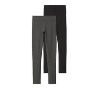 NAME IT Fille Nkfvivian 2p Noos Leggings, Gris, 5 Ans EU