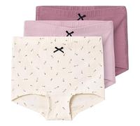 Name IT Fille Nmftights 3p Buttercream Floral Noos Slip, Multicolore, 110 EU