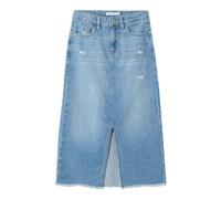 Name IT Fille Skirt Nkfkat DNM 3724-Be Noos Jupe Longue, Bleu Jeans Clair, 134 EU