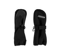 NAME IT Gants 'NMNAlfa' noir / argent, Taille XXS-XS