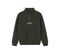 NAME IT Garçon Nkmbrody Ls Nreg Bru Noos Sweat Zippé, Colophane, 134-140 EU