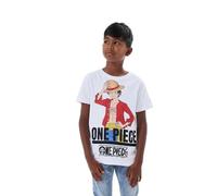 NAME IT Garçon Nkmnate Onepiece Top Box Noos Vde T-Shirt, Blanc Éclatant., 134-140 EU