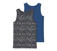 NAME IT Garçon Top 2p Nkmtank Lot De 2 T-Shirts Iron Space Noos, Fer Forgé., Numeric 146 EU