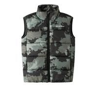 NAME IT Gilet 'NKMMylane' anthracite / greige / vert / vert pastel, Taille 128