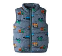 NAME IT Gilet 'NMM Mylane' saphir / azur / orange / noir, Taille 122