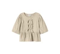 NAME IT Haut à Manches 3/4 Nmfkesia pour Fille, Blanc cassé, 98