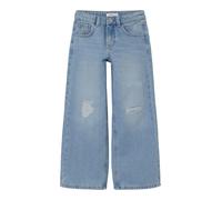 Name It Jean NKFROSE HW 1411-TE coupe large taille haute bleu clair denim 134 Filles