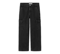 Name It Jean NKFROSE HW Wide Cargo 6190-BS Noos Fille Noir Taille 140