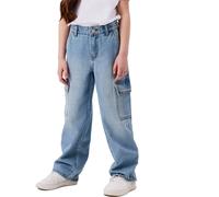 Jeans large taille haute fille Name it Rose 6190-BS Bleu 11 ans