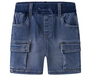 Name it - Kid's Ben Baggy Denim Shorts - Short - 80 - denim blue