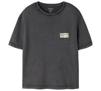 Name it - Kid's Fandel S/S Top - T-shirt - 134/140 - black / pure cashmere patch