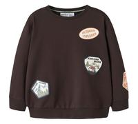 Name it - Kid's Mole L/S Sweat - Haut à manches longues - 122/128 - chocolate plum