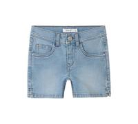 Name it kids Nkfsalli Slim DNM Shorts 3398-ic TB, Bleu Jeans Clair, 140 Fille