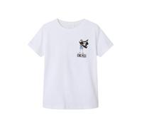 Name it kids Nkmdio Noos Vde T-Shirt Onepiece SS Nreg Top Box, Blanc éclatant, 122 Garçon