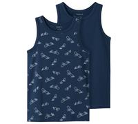 Name it - Kid's NKMTank Top Titan Skater 2-Packs - Débardeur - 122/128 - titan / titan