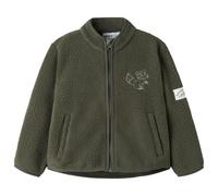 Name it - Kid's Owe L/S Teddy Cardigan - Veste polaire - 104 - olive night