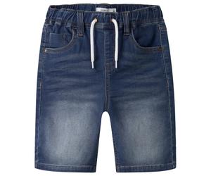 Name it - Kid's Ryan Jogger Denim L Shorts - Short - 116 - dark blue denim