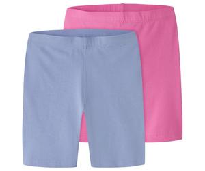 Name it - Kid's Vivian Solid Short Legging 2-Pack - Legging - 158/164 - strawberry moon purple impression