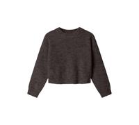 NAME IT Knit Nkfholly Ls Boxy Noos Short en Tricot, Phoque, 158-164 Fille