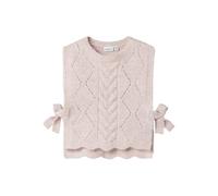 NAME IT Knit Vest Nmflea Gilet en Maille, Mauve, 104 Fille