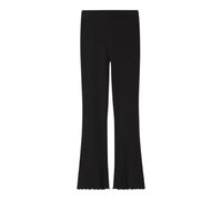 Name IT Legging en Coton Bio pour Fille, Noir, 116