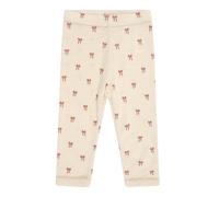 NAME IT Leggings 'NBFNALU' umbra / noisette / blanc naturel, Taille 80