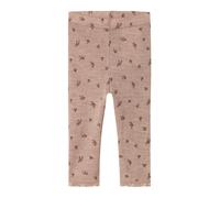 NAME IT Leggings 'NBFWang' brun foncé / gris chiné, Taille 68