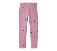 NAME IT Leggings 'NKFDAVINA' mauve / noir, Taille 116