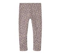 NAME IT Leggings 'NMFDavina' sable / violet foncé / rose, Taille 98