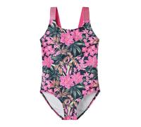 NAME IT Maillot de bain 'NKFZERIA' bleu foncé / vert clair / orange / rose clair, Taille 122-128