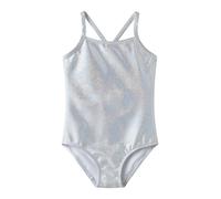 NAME IT Swimsuit Nkfzola Maillot de Bain, Argent (Silver), 146-152 Fille