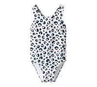 NAME IT Maillot de bain 'NMFZANIMAL' bleu nuit / bleu pastel / abricot / rose, Taille 86-92