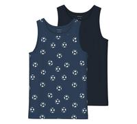 NAME IT NKMTANK Top 2P Dark Denim Football Noos Tricot, 92 Garçon