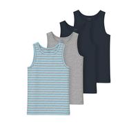Name it - Kid's NKMTank Top AOP 4-Packs - Débardeur - 104 - aquamarine