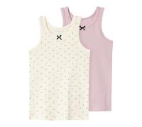 NAME IT Maillot de corps crème / vert gazon / violet clair, Taille 86