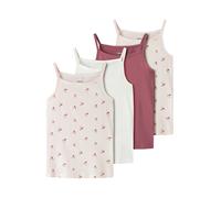NAME IT Maillot de corps jade / magenta / rose pastel / blanc, Taille 158-164