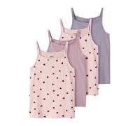 NAME IT Maillot de corps lavande / violet pastel / rose / rouge carmin, Taille 86