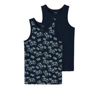 NAME IT Maillot de corps marine / bleu clair, Taille 104